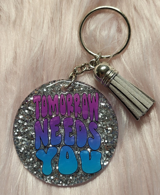 2" ROUND - SILVER - TOMORROW NEEDS YOU